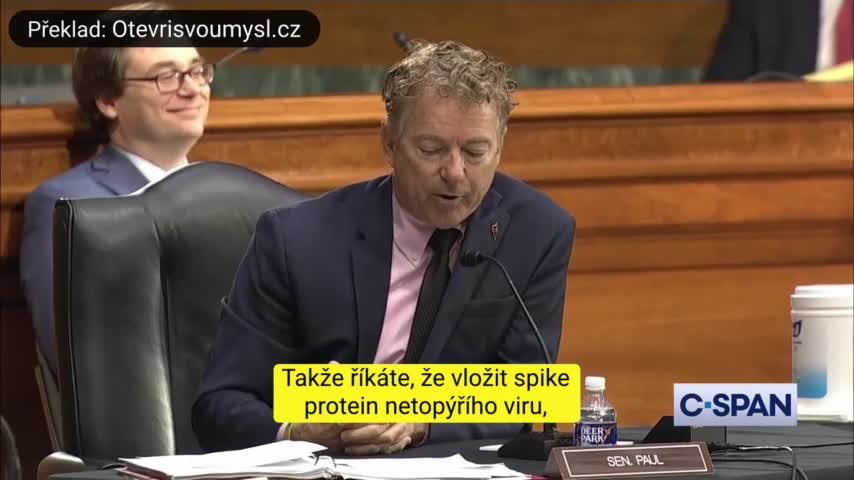 Senátor Rand Paul vyslýchá dr. Fauciho
