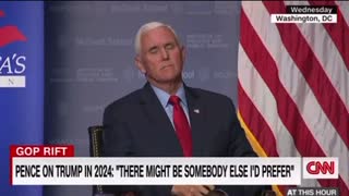 Pence Knocks Trump