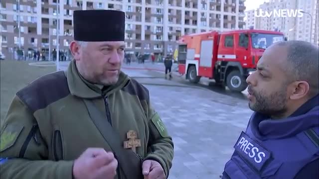 Deadly shelling strikes Kyiv as Russian troops advancing on Ukrainian capital 'stall' | ITV News