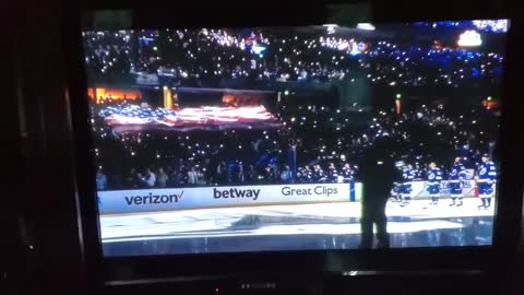 Hockey Stadium Does The Anthem Once Again