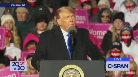 Nebraska Trump talks about the covid response.