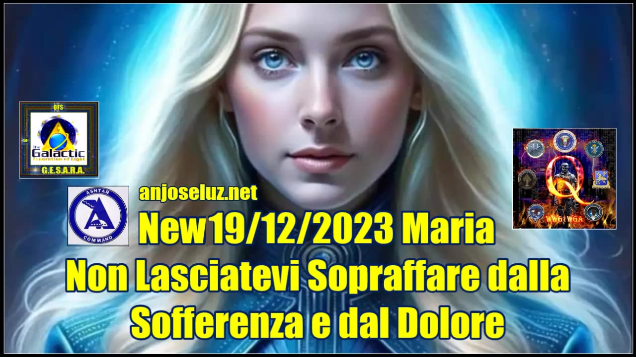 New 19/12/2023 Maria – Non Lasciatevi Sopraffare dalla Sofferenza e dal Dolore.