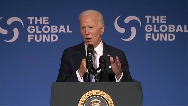 President Biden delivers remarks at the Global Fund's Seventh Replenishment Conference