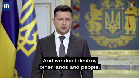 Russian Ukraine tension zelensky tells Putin Ukraine doesn't want war but is ready for it