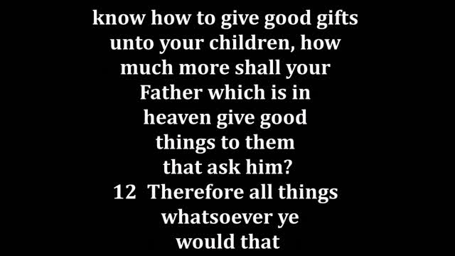 Matthew 7 King James version