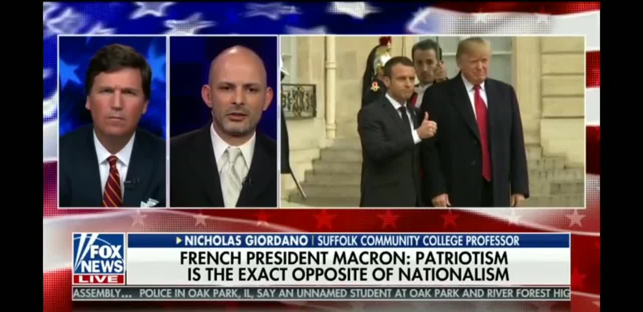 Professor Nicholas Giordano and Tucker Carlson Discuss Nationalism