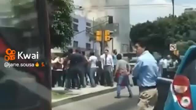 Imagens do terremoto no México