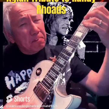 Isamu Guitar Ozzy Tribute to Randy Rhoads