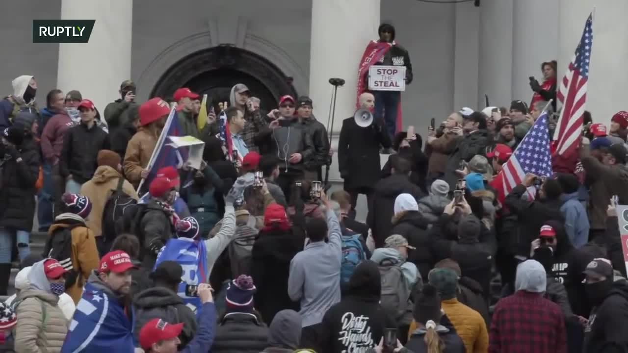 Tensions rise in DC after patriots storm into US Capitol on january six