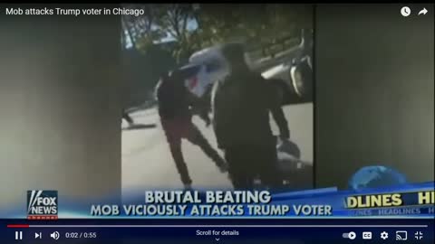 2016: Trump Supporter Ripped from Car, Viscously Beaten in Chicago