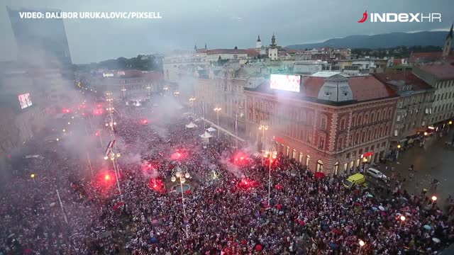 Spektakularna snimka trga iz zraka