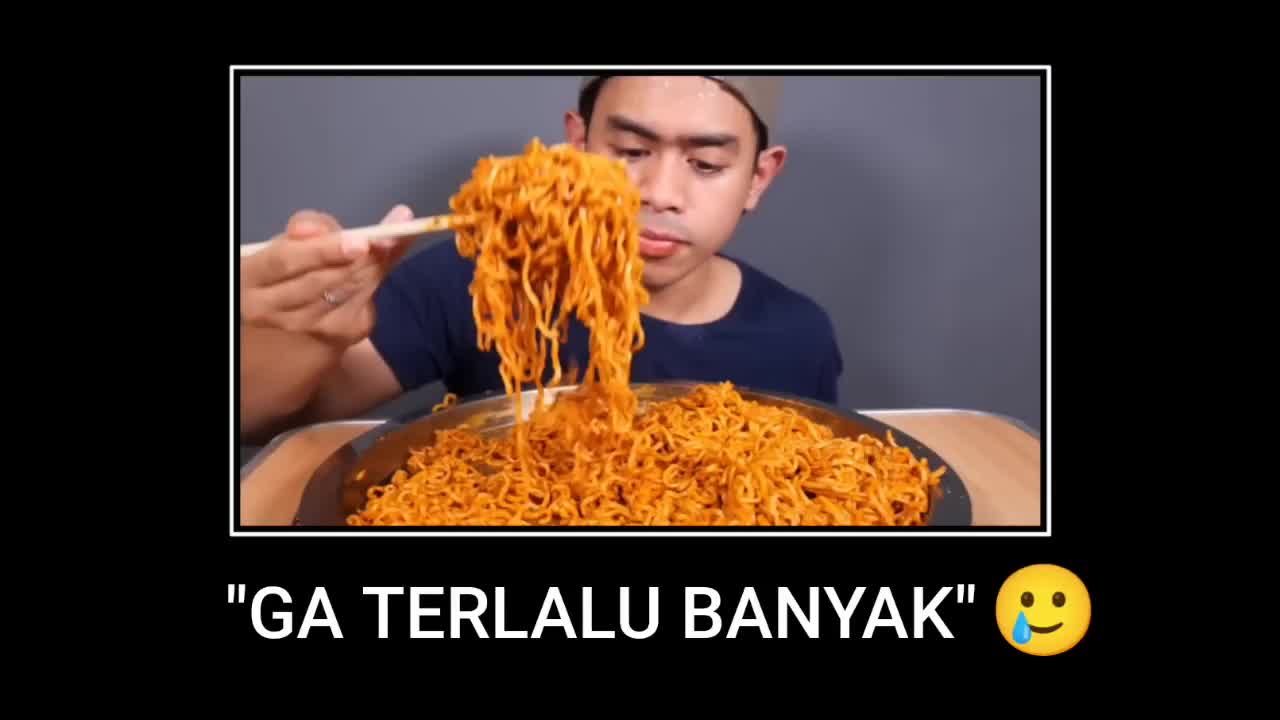 Makan mie 10 bungkus Gak terlalu banyak