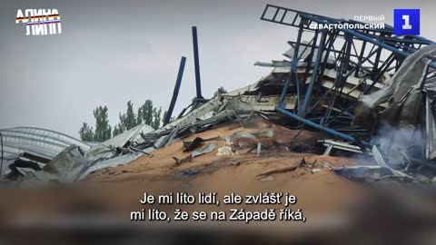 Ukrajinští nacisté zničili v Rubežném zásoby pšešnice