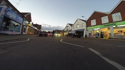 Dash Cam Speeding Though the City