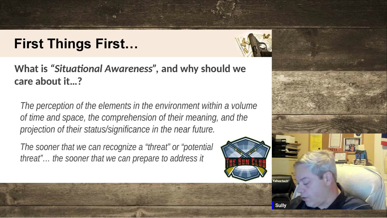 Let's Talk - "Situational Awareness"