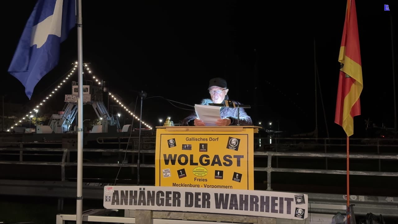 Wolgast - Rolf seine Rede am heutigen Abend 05-11-2024