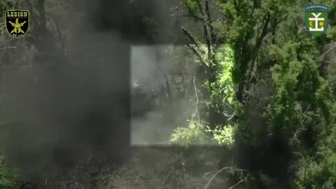 Dropping Mortars on Russians Hiding in the Treeline