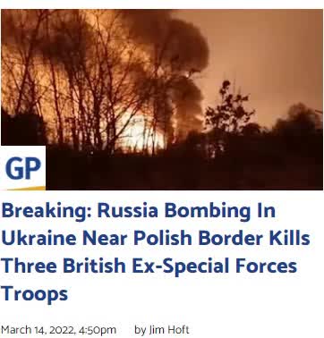 Breaking: Russia Bombing In Ukraine Near Polish Border Kills Three British Ex-Special Forces Troops