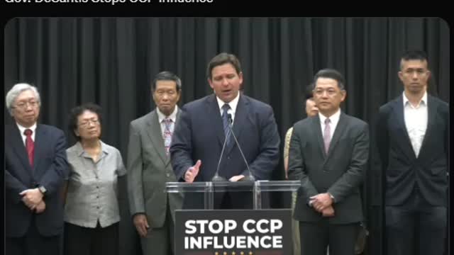 Gov. DeSantis Stops CCP Influence, Taxes