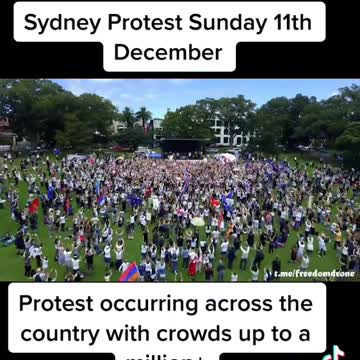 Protest Sydney Australia - Dec.11th 2021