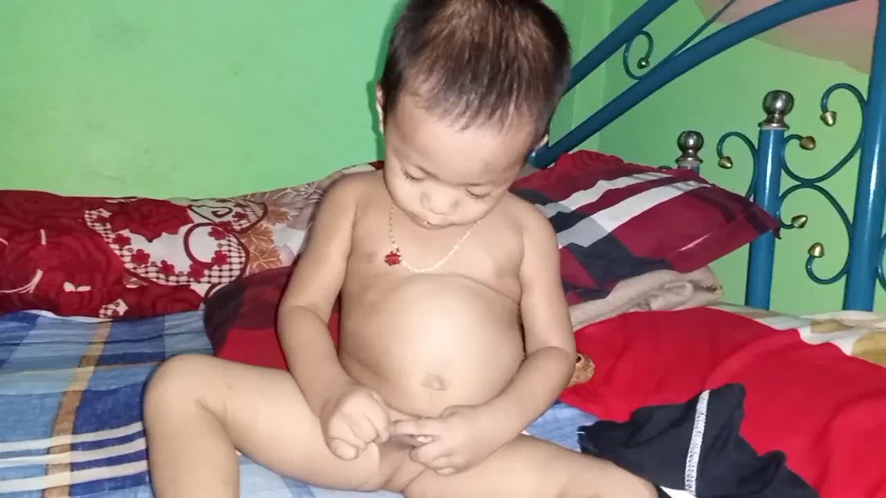 Cute baby playing....