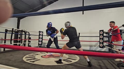 Nick Curley Sparring Coach Brian 3/21/2024, vid 1