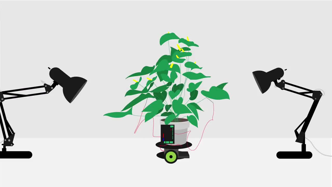 A Plant-Robot Hybrid - amazing technology