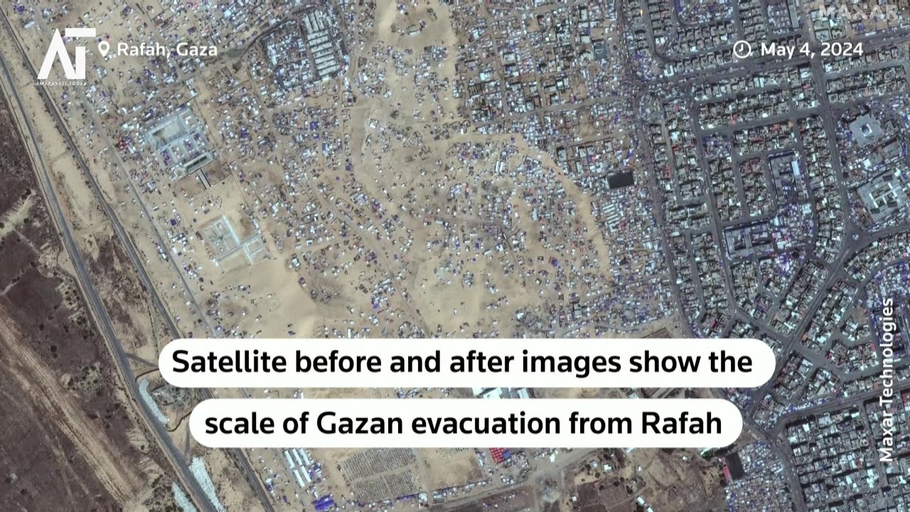 Israeli Military Operations Revealed in Before & After Satellite Images | Amaravati Today