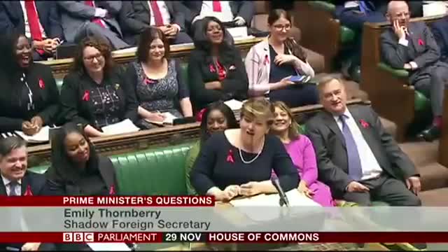 Emily Thornberry pokes fun at May, Trump and herself in PMQs gambit