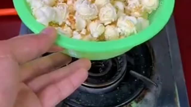 POP corn making skills ❤️