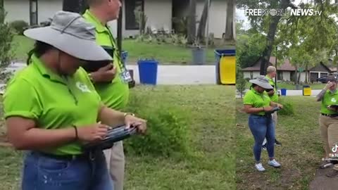 VIDEO: Joe Biden's Green Shirt Vaccine Pushing Shock Troops Confronted