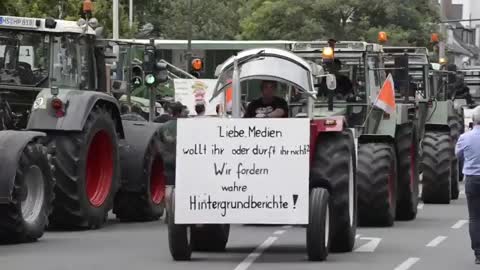 German farmers demonstrated in Bonn yesterday. 🔥🔥 🇺🇸Join Us👉 @SGTnewsNetwork