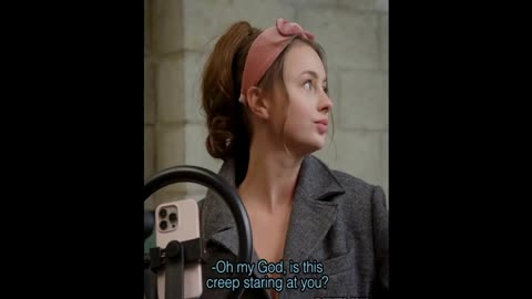 She catches you staring at the gym