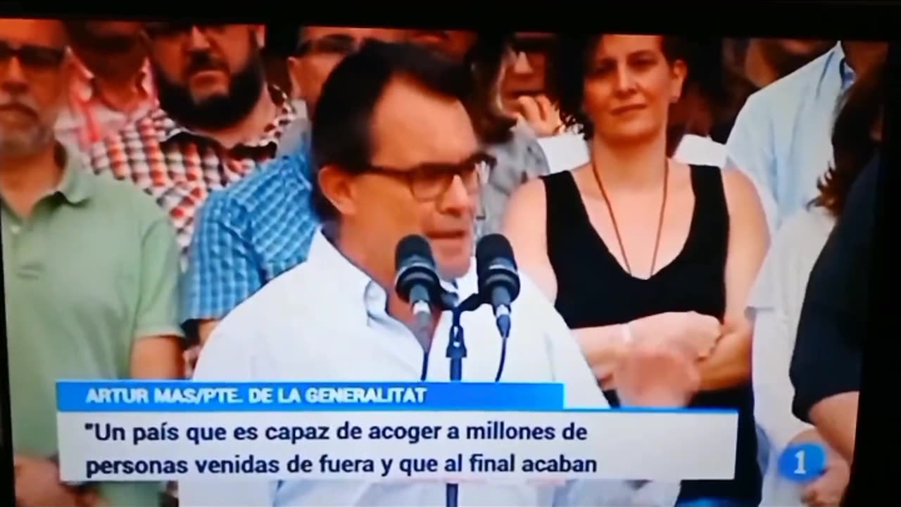 Artur Mas: gente venida de fuera q al final acabara representando una mayoría de su población