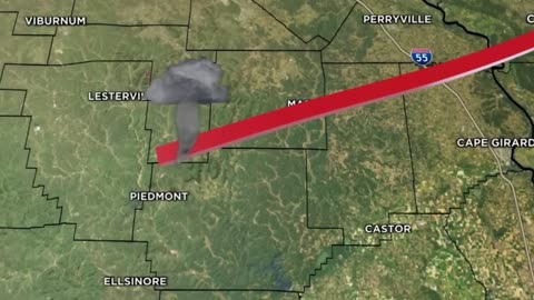 Super cool tornado is moving at high speed