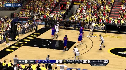NBA 2k14 HBCU Basketball Mod Lincoln vs Bowie State