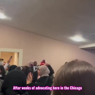 Chicago call for a ceasefire in Gaza.