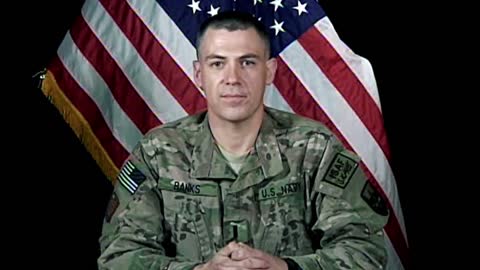 Lt. j. g. James Banks, while he is deployed to Afghanistan