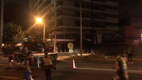 Vehículo se vuelca en Crespo