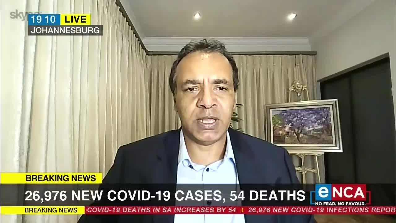 COVID-19 in SA | More than 26,000 new Covid-19 cases | 10x less deaths with Omicron