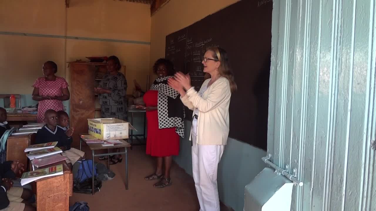 We Applaud After Singing With Kindergartners at King'ong'o Primary School in Nyeri