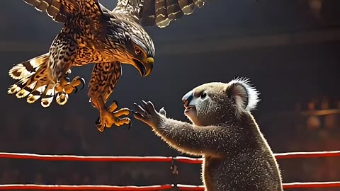 The eagle and the koala perform a fusion on AGT