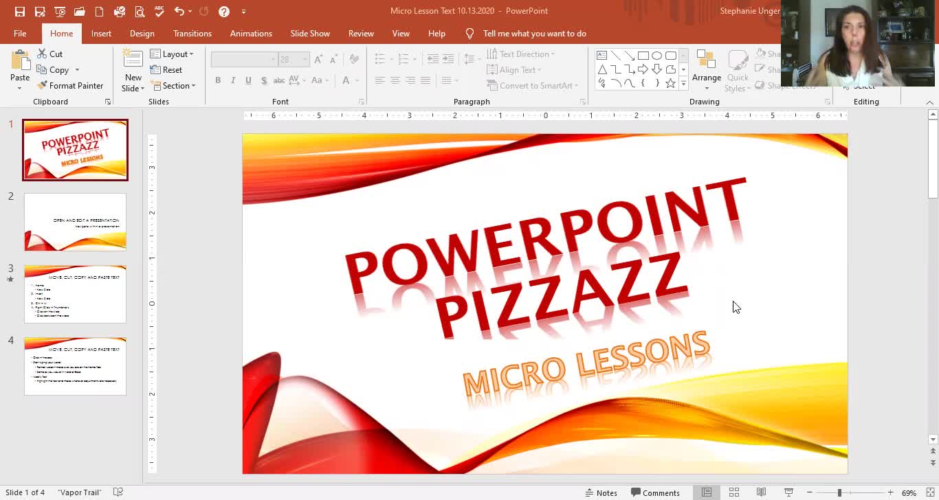 PowerPoint Microlesson - How to navigate in your presentation