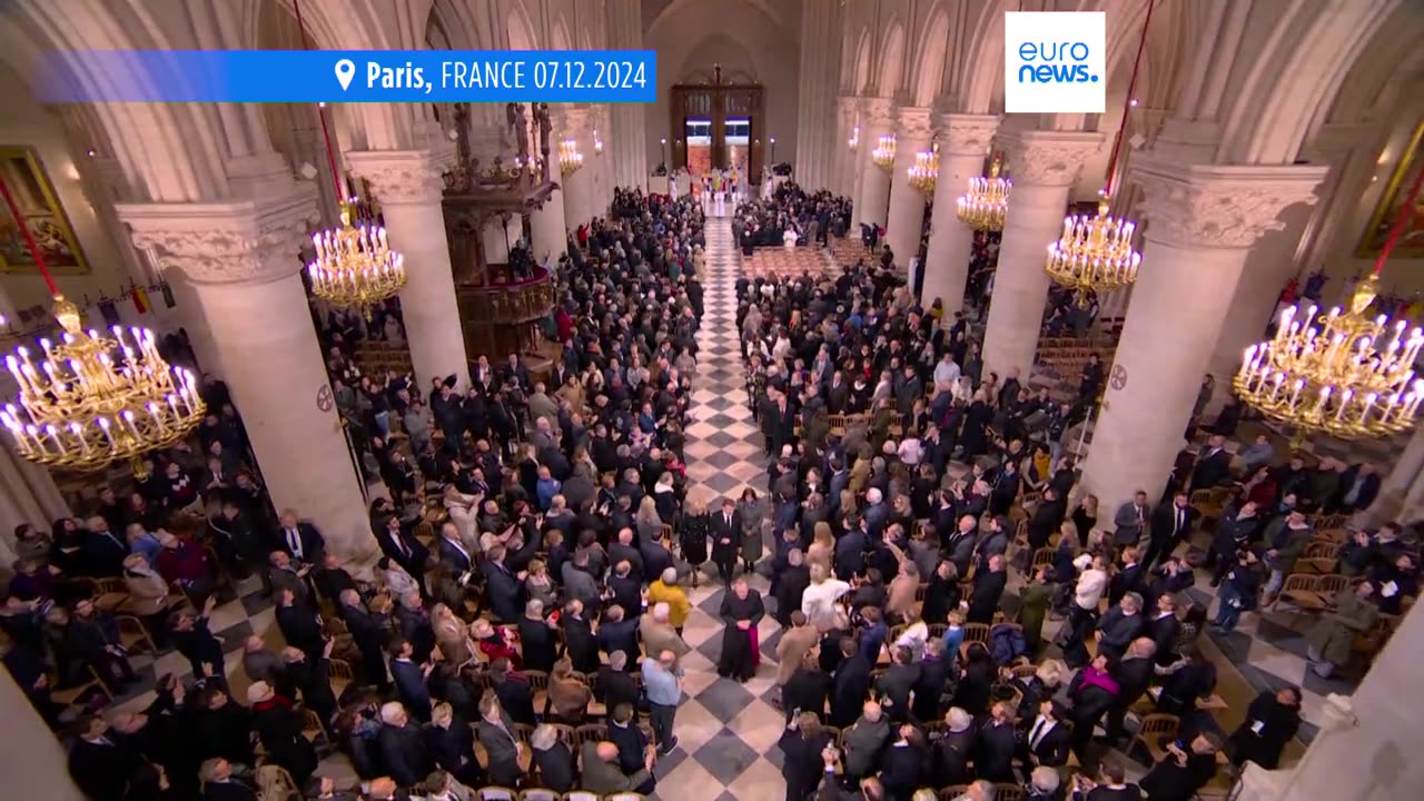 Paris' iconic Notre Dame cathedral reopens for worship five years after devastating fire