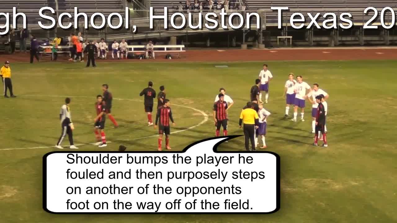 Westfield High School Soccer - Houston Texas - Dirty Play