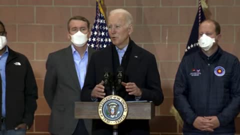 Biden after touring wildfire damage in Colorado that destroyed more than 1,000 homes