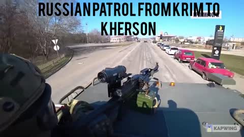 Ukraine war: Russian patrol