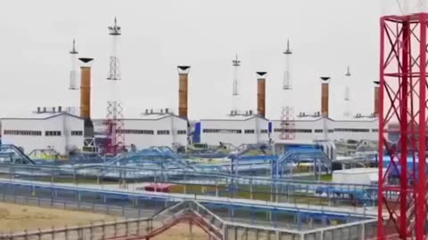 Russian oil giant Gazprom "taunts the West with sinister video showing Europe freezing over"