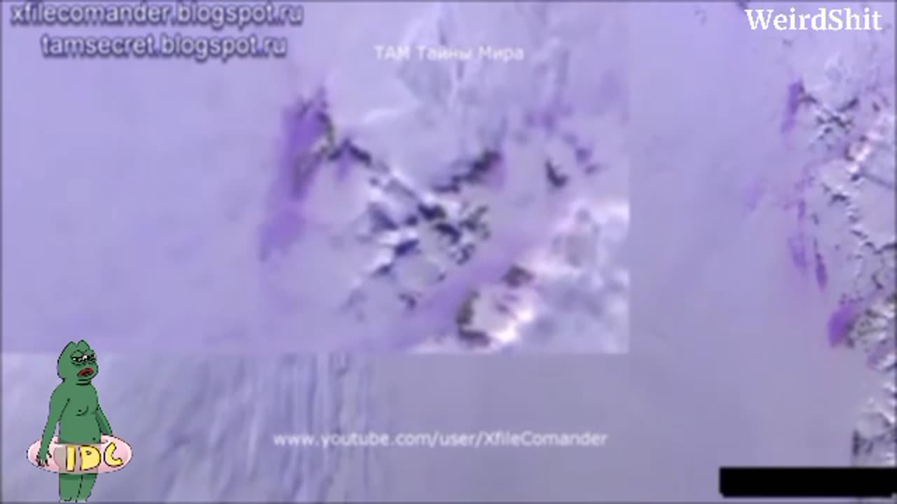 SPY SATELLITE DETECTS AN ANCIENT 12,000 YR OLD STRUCTURE UNDER ANTARCTICA ICE