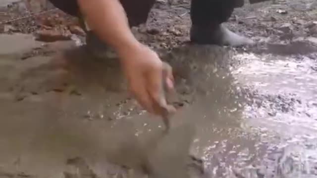 concrete pouring on flooring
